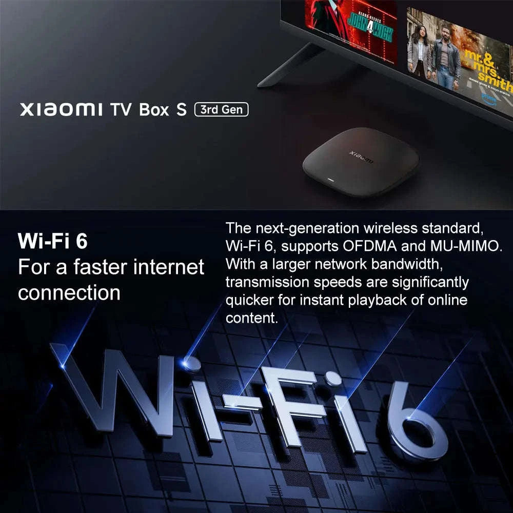 Xiaomi TV Box S 3rd Gen 4K Google TV Streaming Box-Xiaomi TV Box S (3rd Gen) / EU Plug / spain
