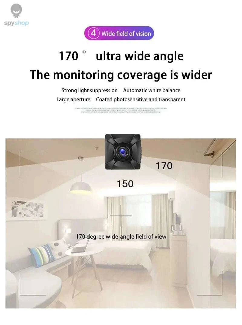Xiaomi X5 1080P Mini Camera – Compact Wireless Security with Wide-Angle View-X5