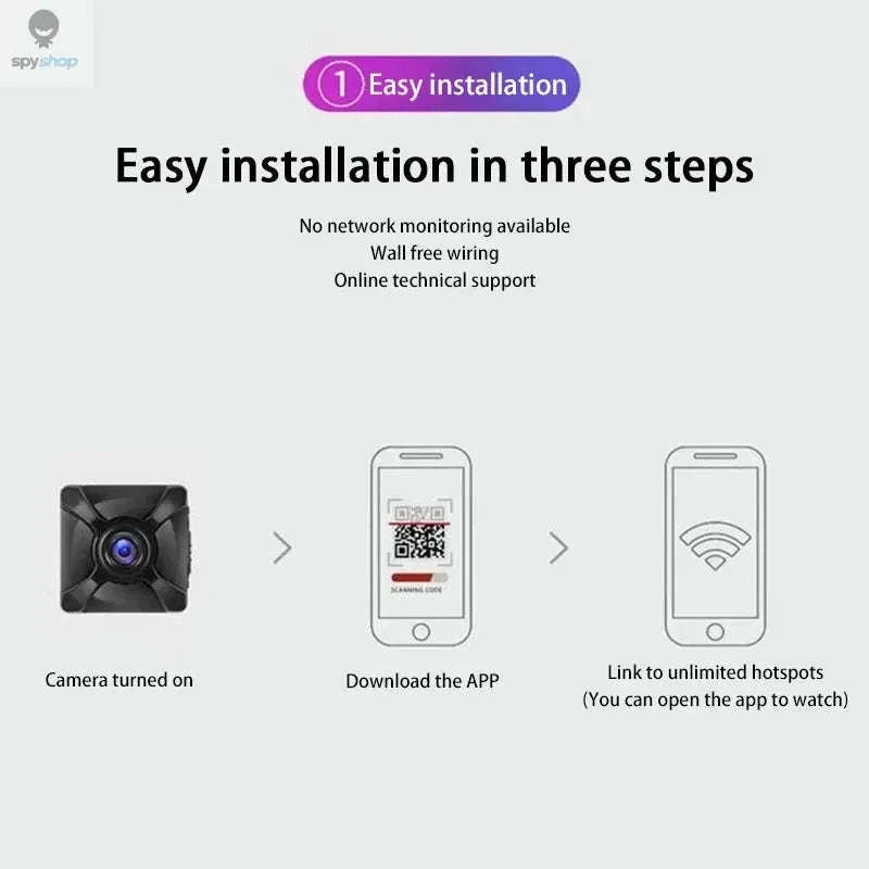 Xiaomi X5 1080P Mini Camera – Compact Wireless Security with Wide-Angle View-X5