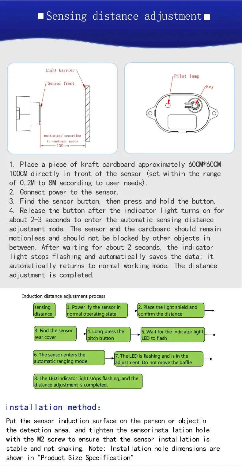 XKC-KL800 High Precision Laser Distance Sensor-XKC-KL800-UART