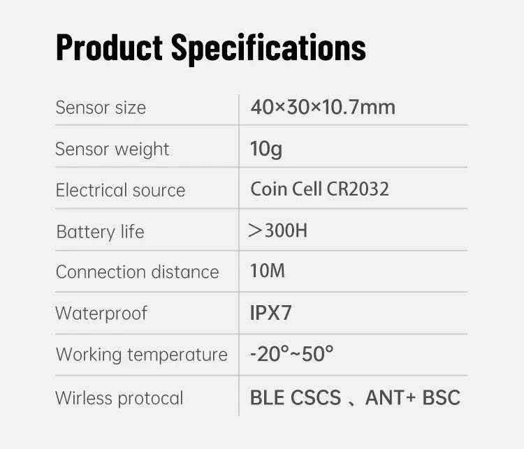XOSS Vortex Speed & Cadence Sensor for Bike Computer-X2PRO n 2 VORTEX