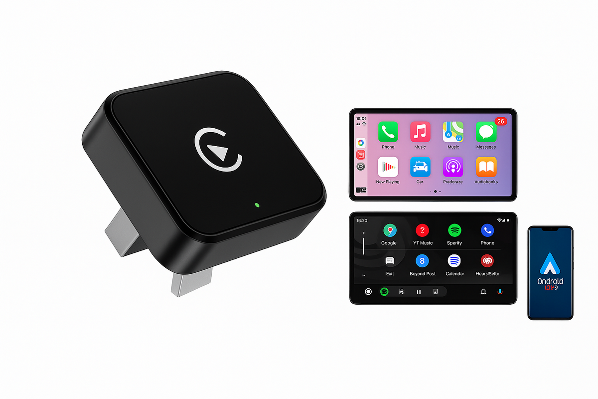 XUDA Új vezeték nélküli Android Auto adapter okos mini doboz Plug And Play univerzálisan VW Toyota Nissan Honda Ford Benz 2025