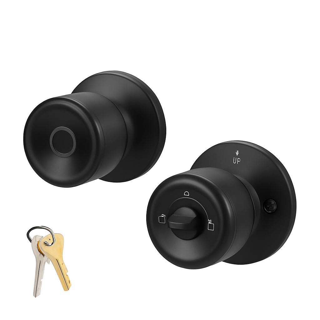 Smart Fingerprint Door Knob Lock with App Control