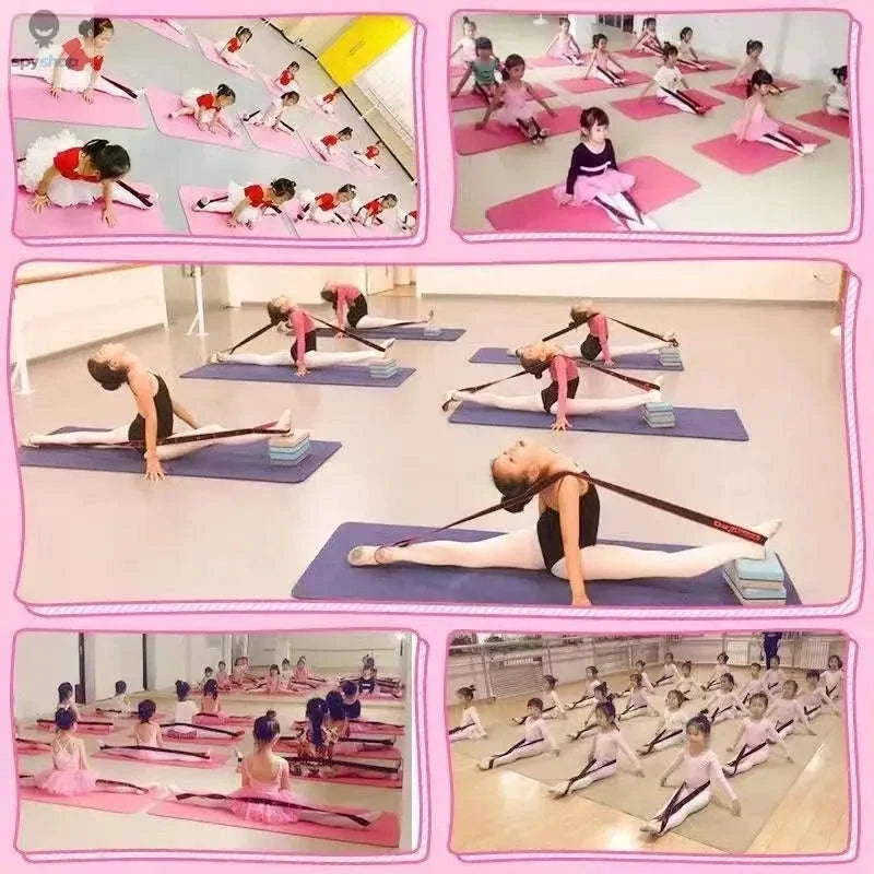 Yoga Stretch Resistance Bands – Multi‑Segment Flexibility & Strength Trainer-Purple