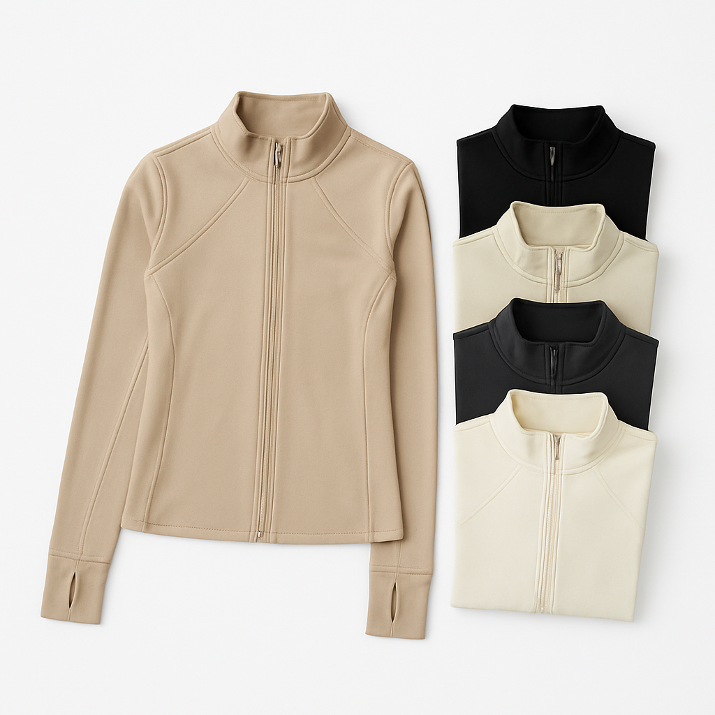 Women's Yoga Jacket with Breathable Comfort and Flexible Fit