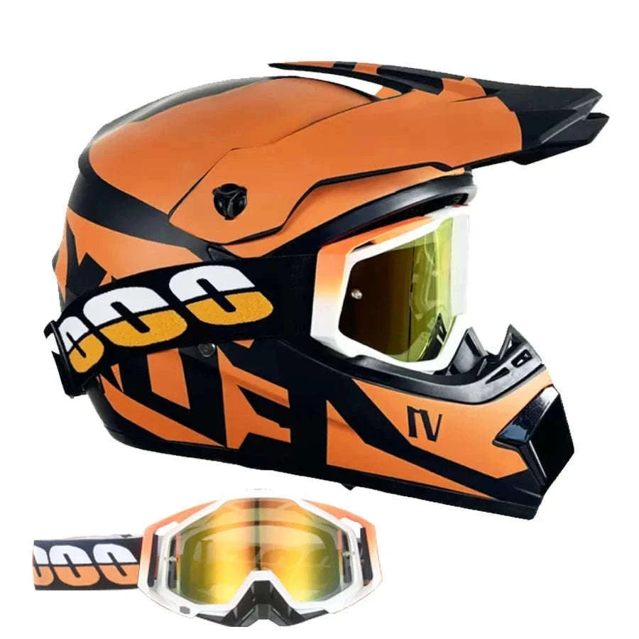Youth Motocross & Dirt Bike Helmet for Young Riders, DOT Certified-G / S