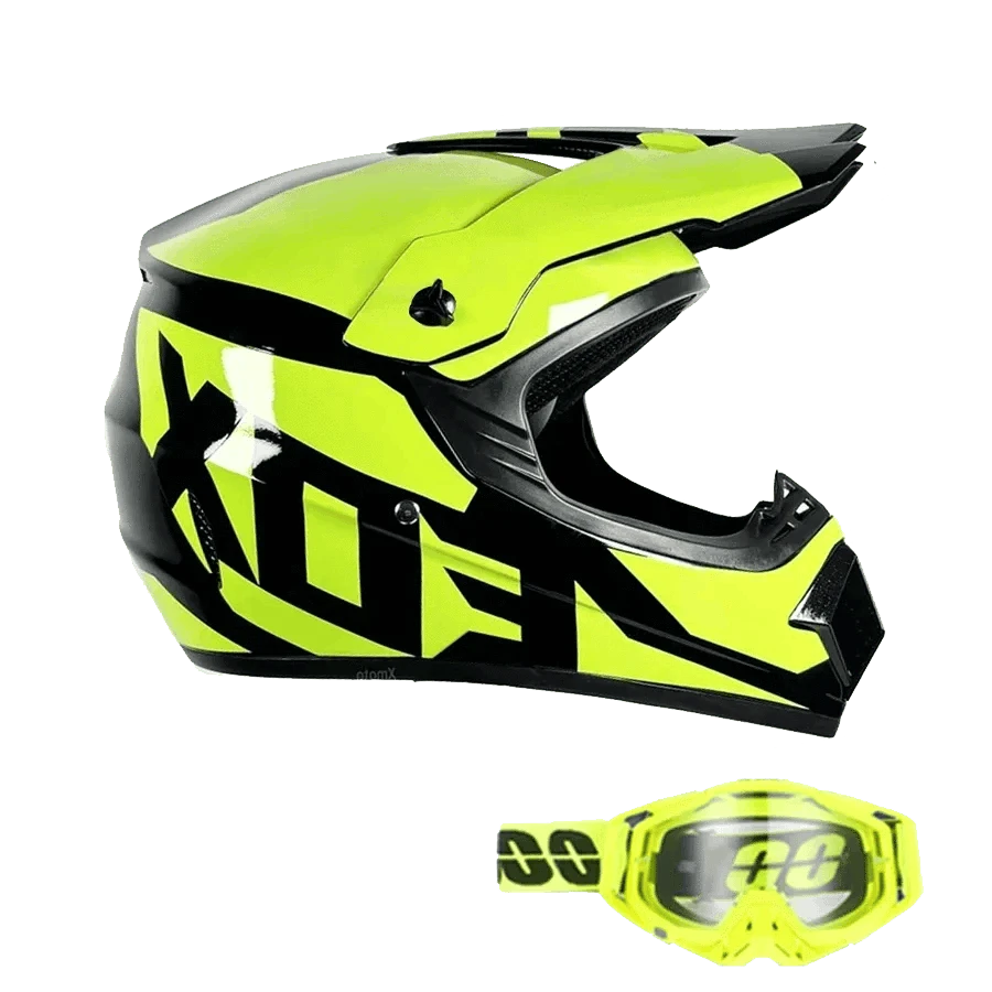 Youth Motocross & Dirt Bike Helmet for Young Riders, DOT Certified-G / S