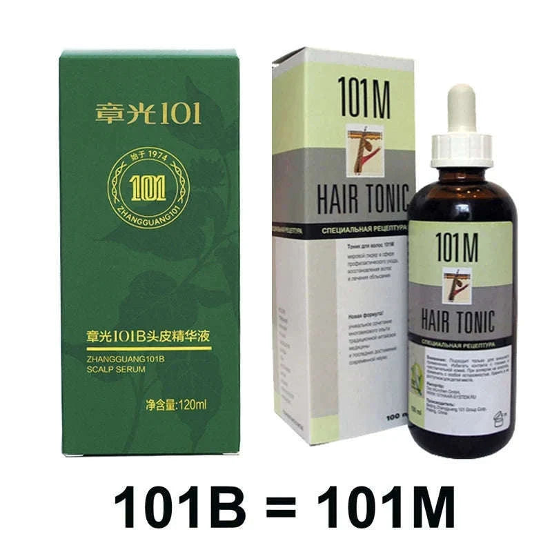 Zhangguang 101B Hair Growth Tonic 120ml Anti Hair Loss Treatment-Default Title