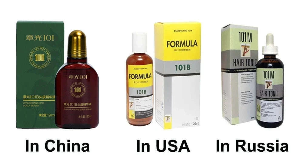 Zhangguang 101B Hair Growth Tonic 120ml Anti Hair Loss Treatment-Default Title
