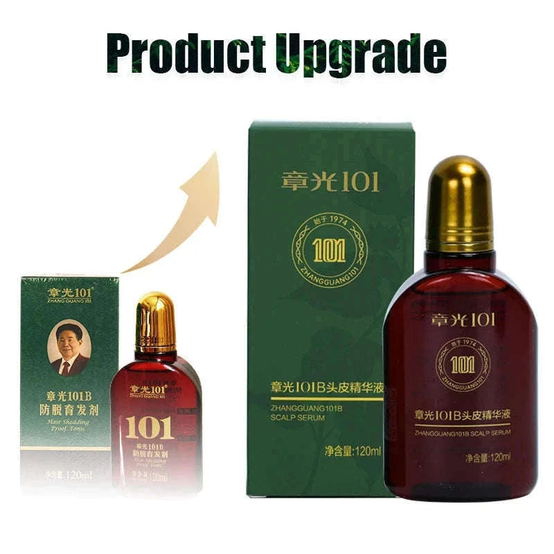 Zhangguang 101B Hair Growth Tonic 120ml Anti Hair Loss Treatment-Default Title