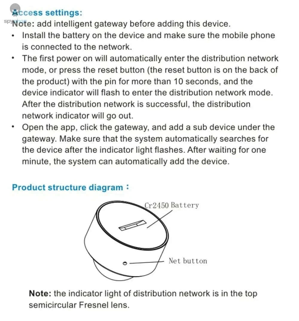 Zigbee 3.0 PIR Motion Sensor for Smart Home Alerts-1 Sensor 1 Stand