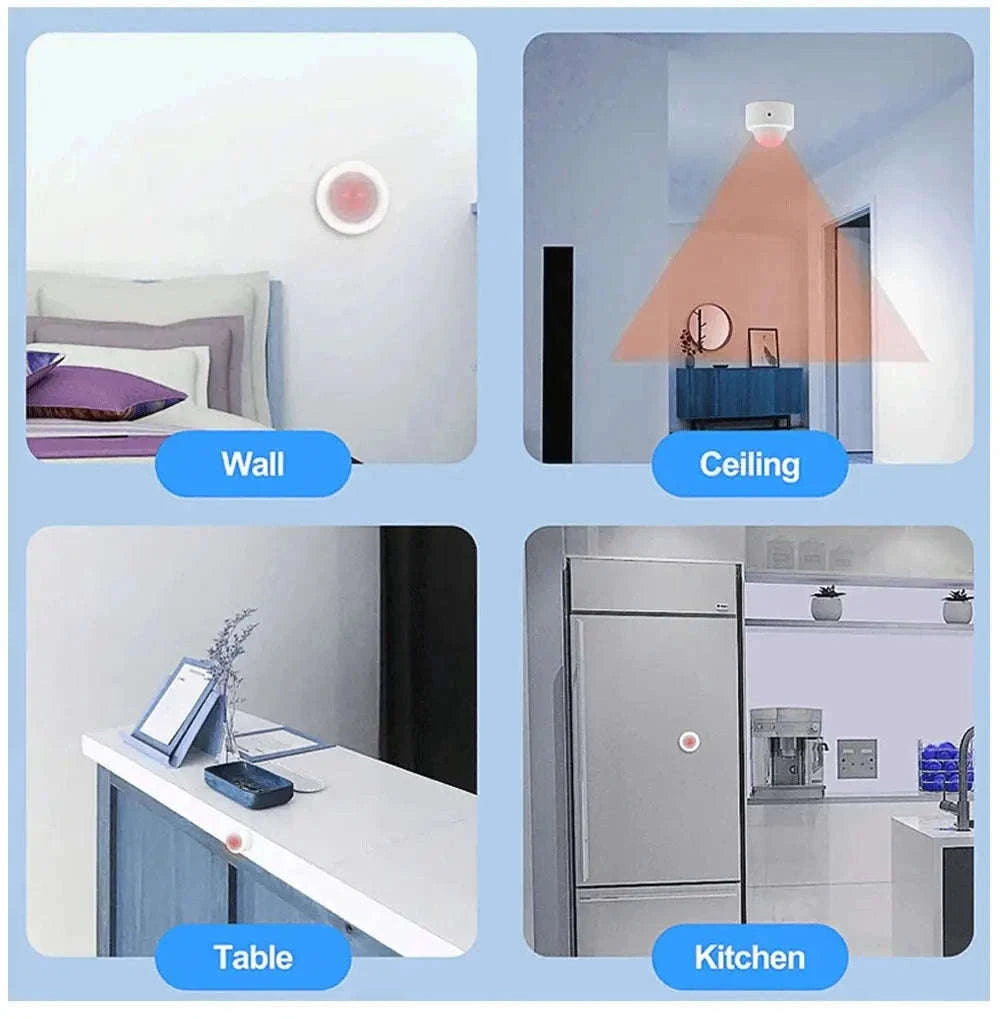 Zigbee 3.0 PIR Motion Sensor for Smart Home Alerts-1 Sensor 1 Stand