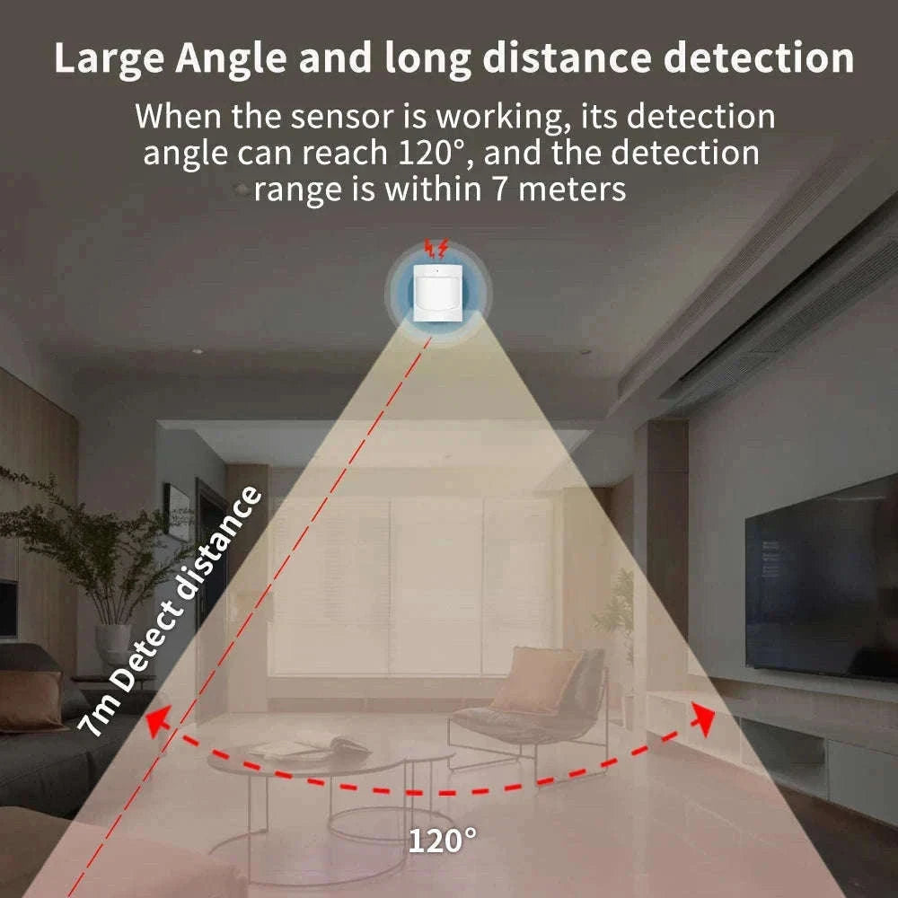 Zigbee Smart Motion Sensor with Real-Time Alerts for Home Security-tuya zigbee
