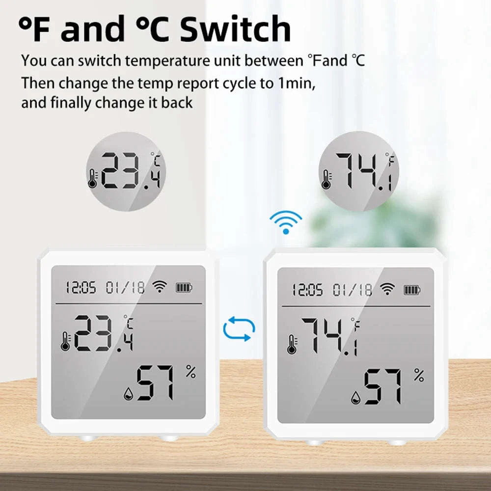Zigbee Temperature and Humidity Sensor-Zigbee Black