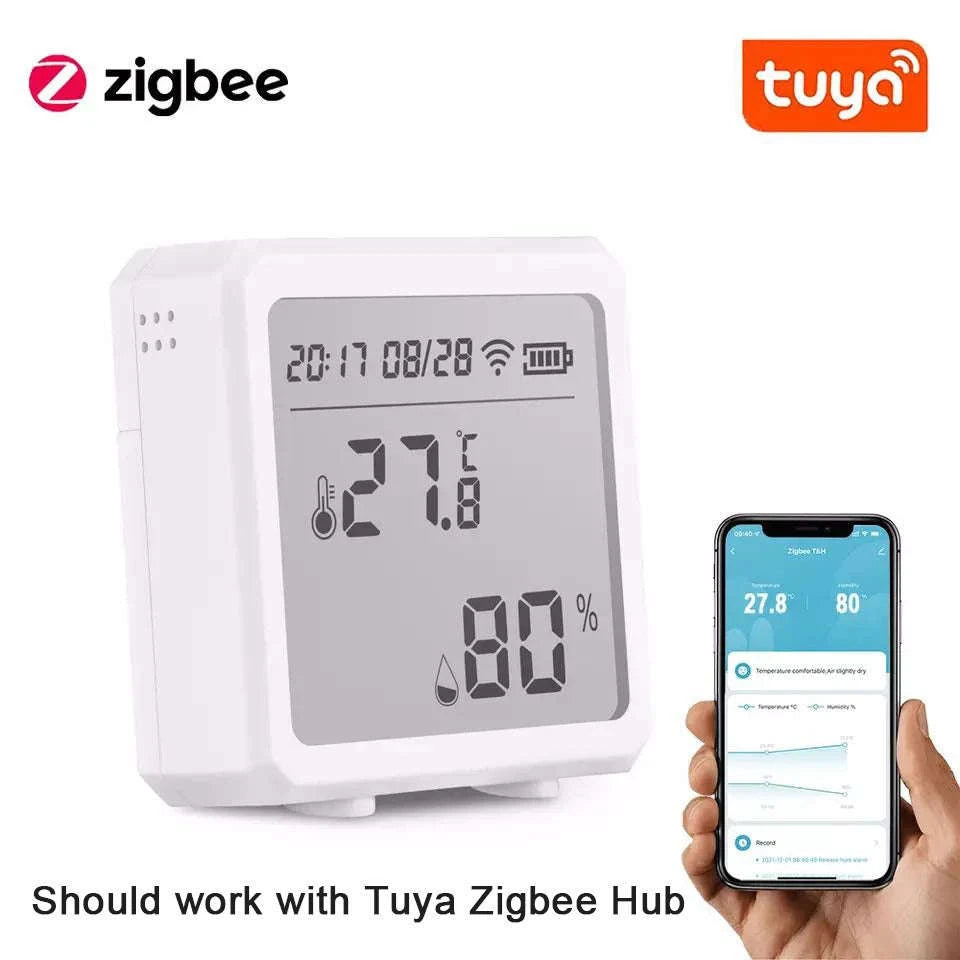 Zigbee Temperature and Humidity Sensor-Zigbee Black