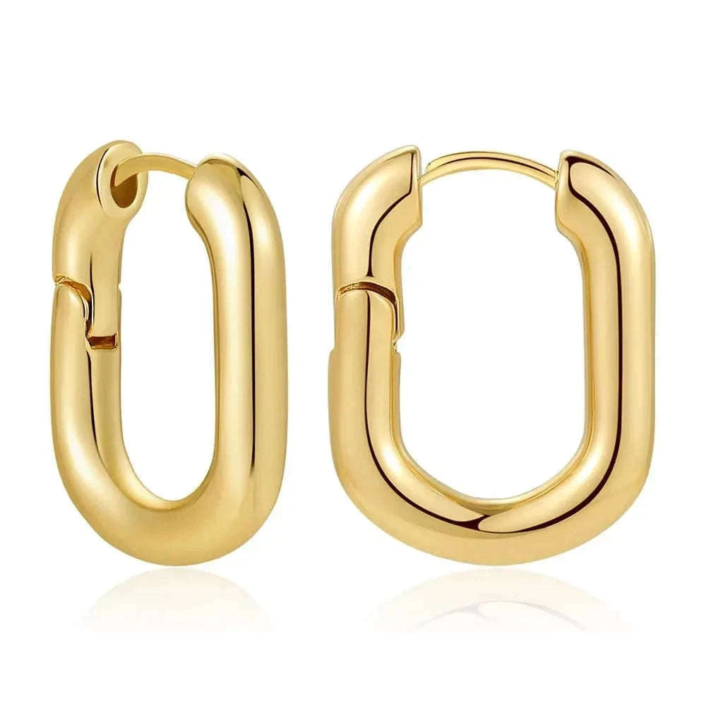 Zircon Circle Huggie Hoop Earrings for Women-22306 1