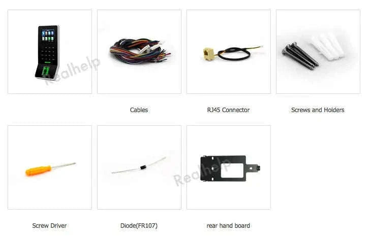 ZKTeco Fingerprint Attendance Terminal with Wi‑Fi and 3000 Templates-Machine No ADMS No Card / Spanish