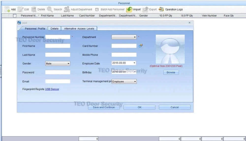 ZKTeco Fingerprint Attendance Terminal with Wi‑Fi and 3000 Templates-Machine No ADMS No Card / Spanish