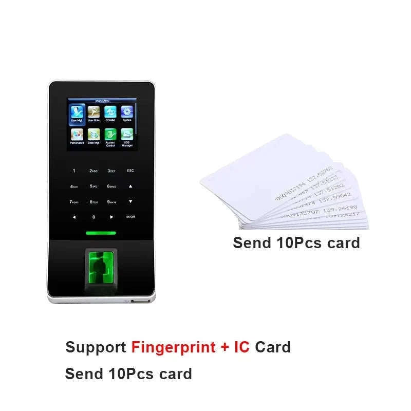 ZKTeco Fingerprint Attendance Terminal with Wi‑Fi and 3000 Templates-Machine No ADMS No Card / Spanish