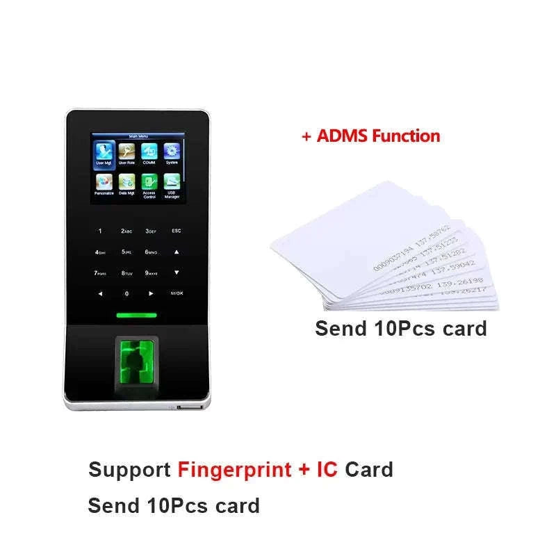ZKTeco Fingerprint Attendance Terminal with Wi‑Fi and 3000 Templates-Machine No ADMS No Card / Spanish
