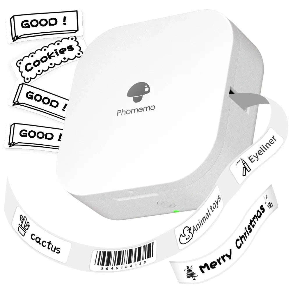 Zodzi Q30 Mini Thermal Label Printer for Home and Office-White Printer / China Mainland