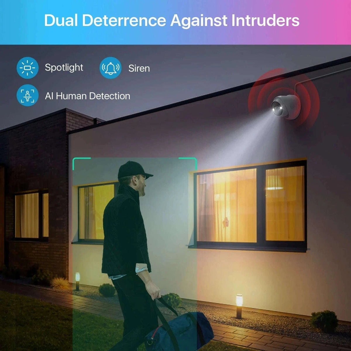 ZOSI 4K PoE Outdoor Security Camera with AI Detection-5MP without TF Card / Poland