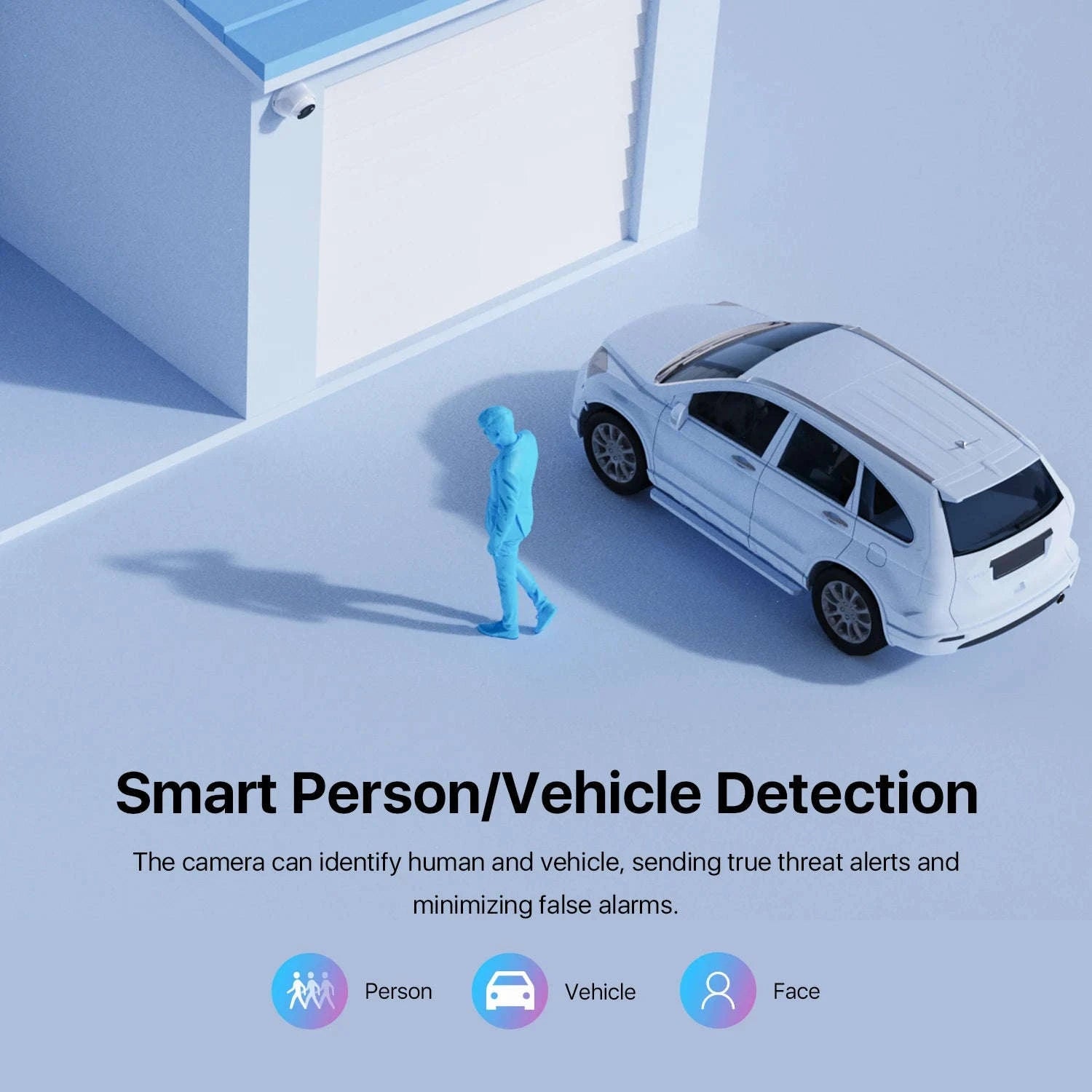 ZOSI 4K PoE Outdoor Security Camera with AI Detection-5MP without TF Card / Poland