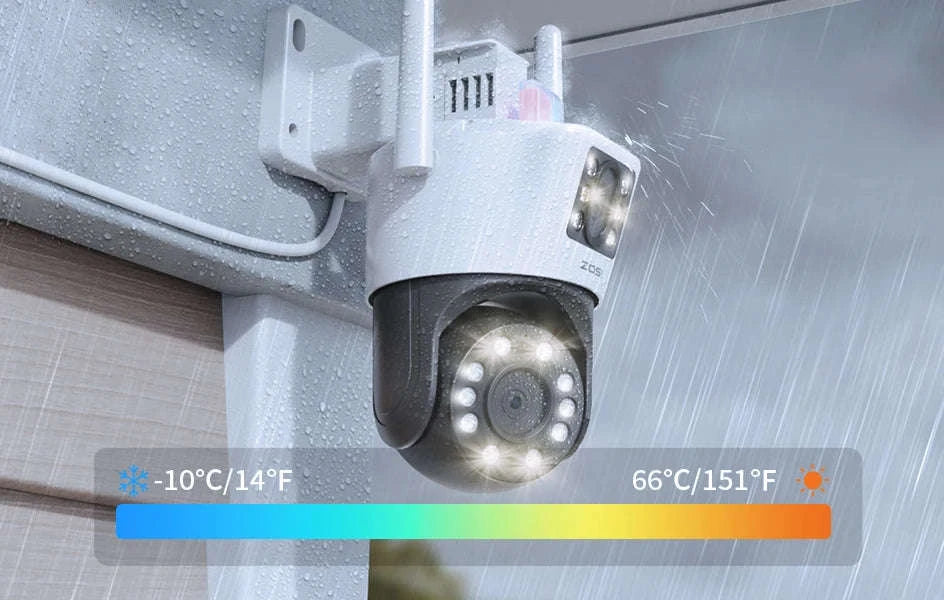 ZOSI 8MP Dual-Lens WiFi PTZ Outdoor Security Camera-C298 Pro and SE / United States
