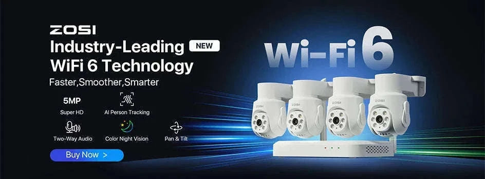 ZOSI 8MP Dual-Lens WiFi PTZ Outdoor Security Camera-C298 Pro and SE / United States