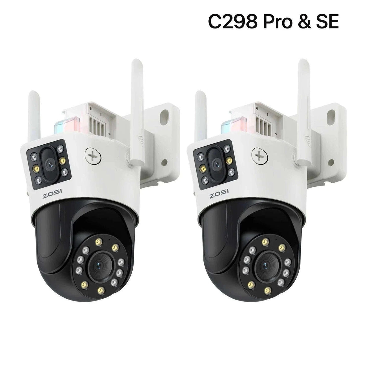 ZOSI 8MP Dual-Lens WiFi PTZ Outdoor Security Camera-C298 Pro and SE / United States
