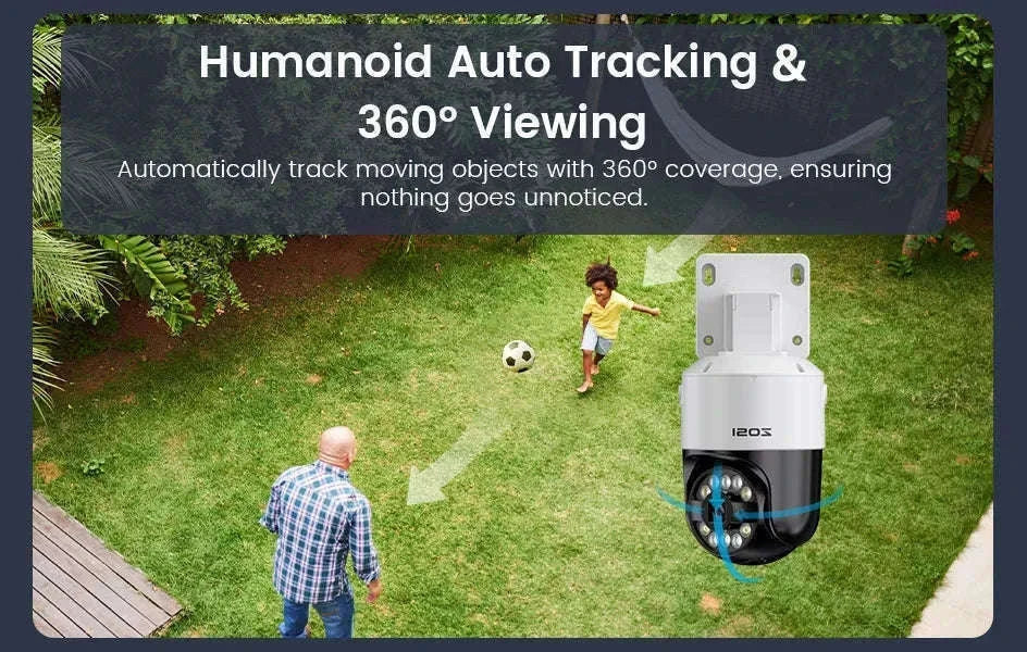 ZOSI 8MP PoE Outdoor Security Camera with AI Detection-5MP / Poland