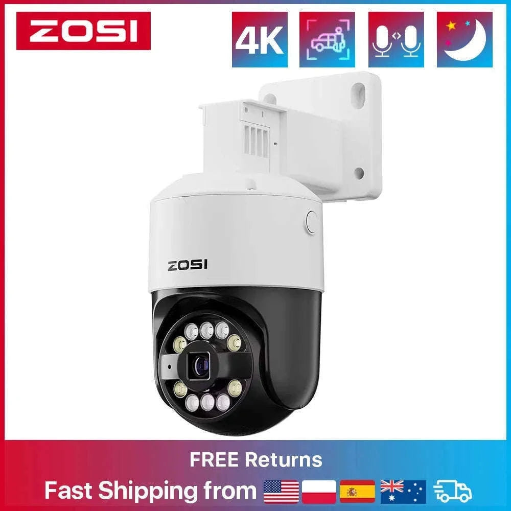 ZOSI 8MP PoE Outdoor Security Camera with AI Detection-5MP / Poland