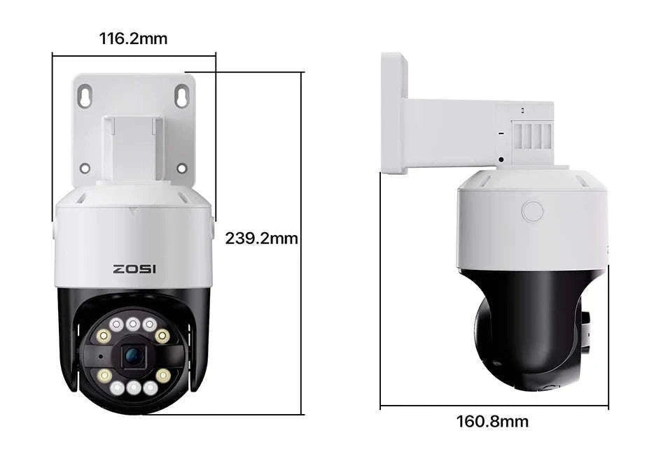 ZOSI 8MP PoE Outdoor Security Camera with AI Detection-5MP / Poland