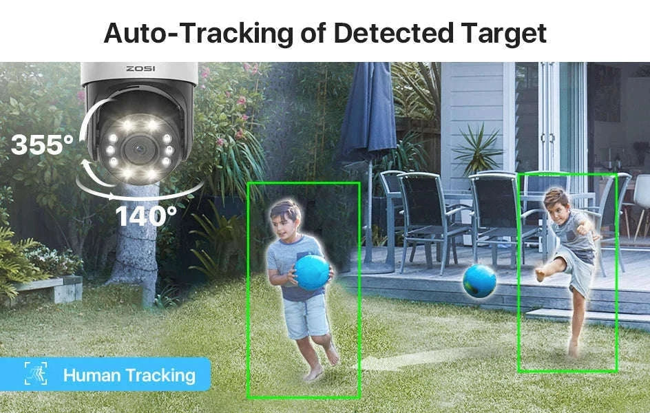 ZOSI C298 Max 4K 8MP Dual-Lens PTZ Security Camera-C298 Max(2 PACK) / Poland