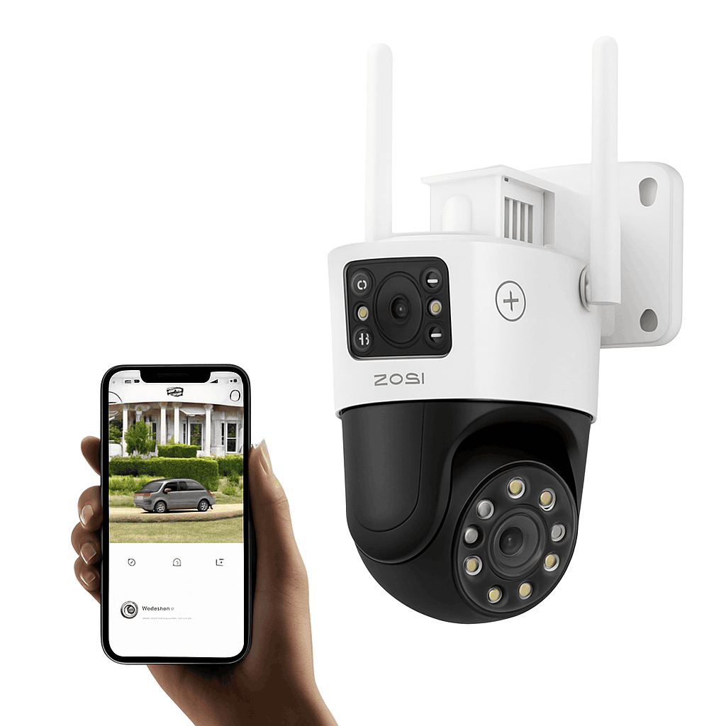 ZOSI C298 Max 4K 8MP Dual-Lens PTZ Security Camera-C298 Max(2 PACK) / Poland