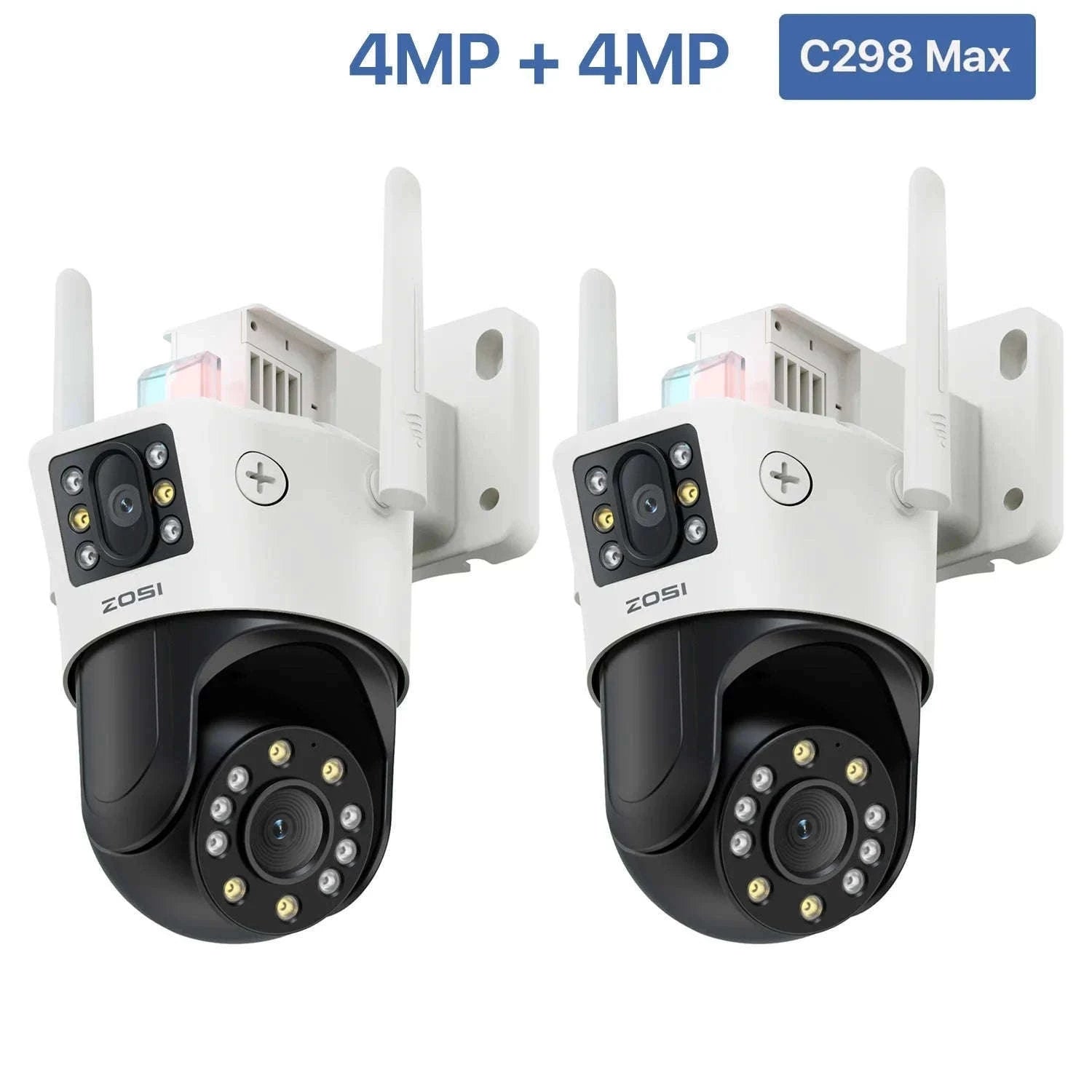 ZOSI C298 Max 4K 8MP Dual-Lens PTZ Security Camera-C298 Max(2 PACK) / Poland