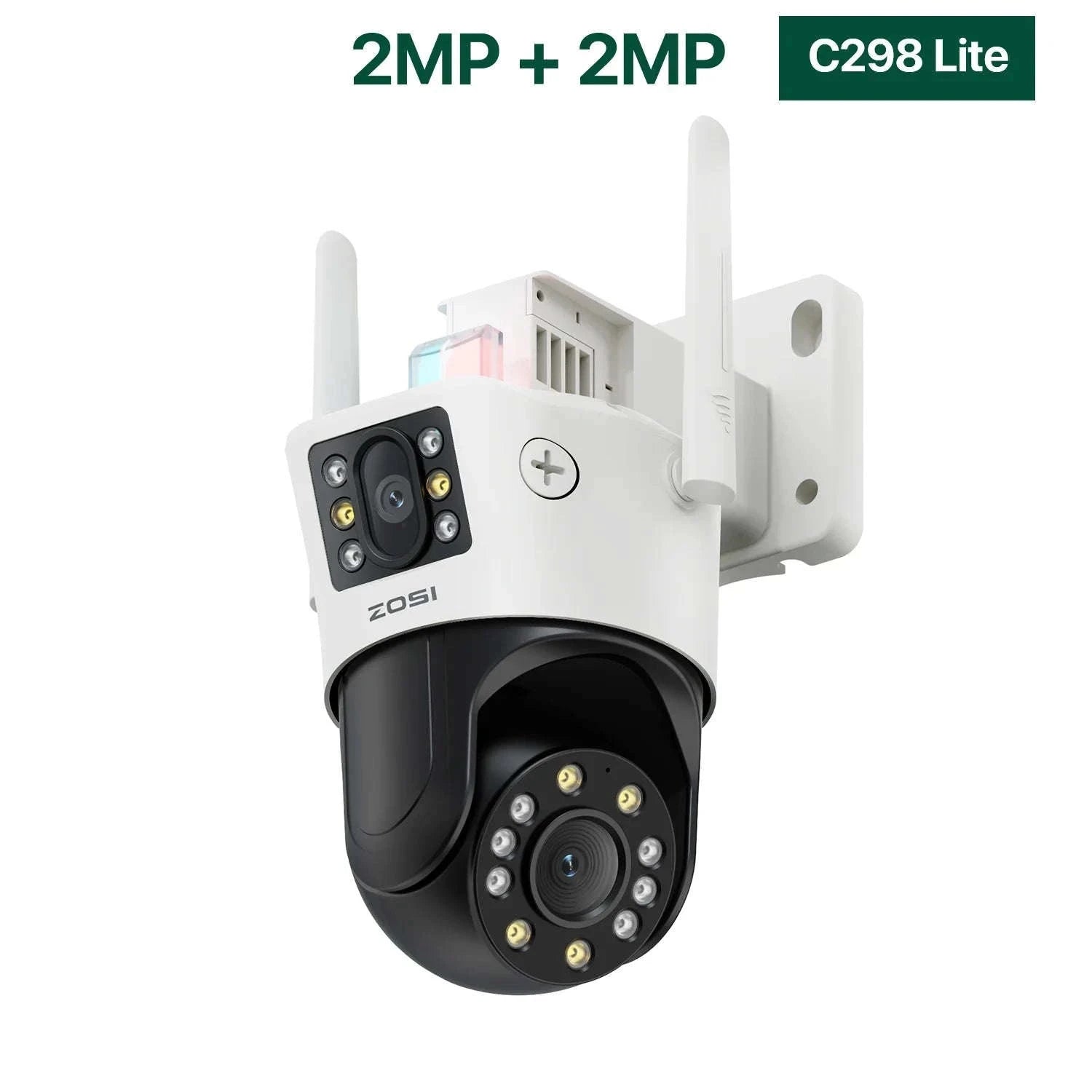 ZOSI C298 Max 4K 8MP Dual-Lens PTZ Security Camera-C298 Max(2 PACK) / Poland