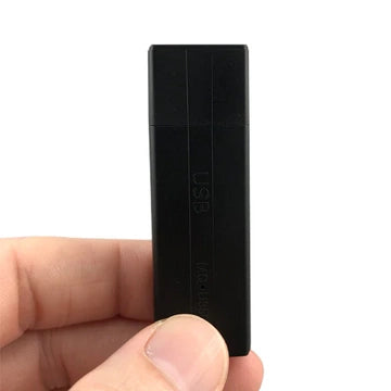 Smart USB Key: Records Only When Activity Detected, Lasts Up to 3 Days on a Single Battery Charge (8 Hours/Day Recording)