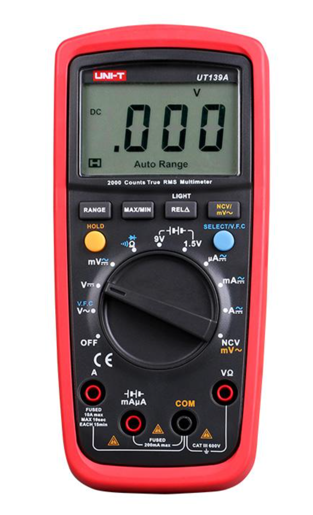UNI-T UT139A Digital Multimeter True RMS: Reliable Measurement With High Accuracy