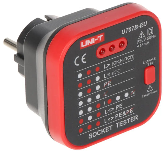 UNI-T UT07B-EU Socket Tester with RCD Check Function: Ensuring the Safety of Electrical Installations UNI-T