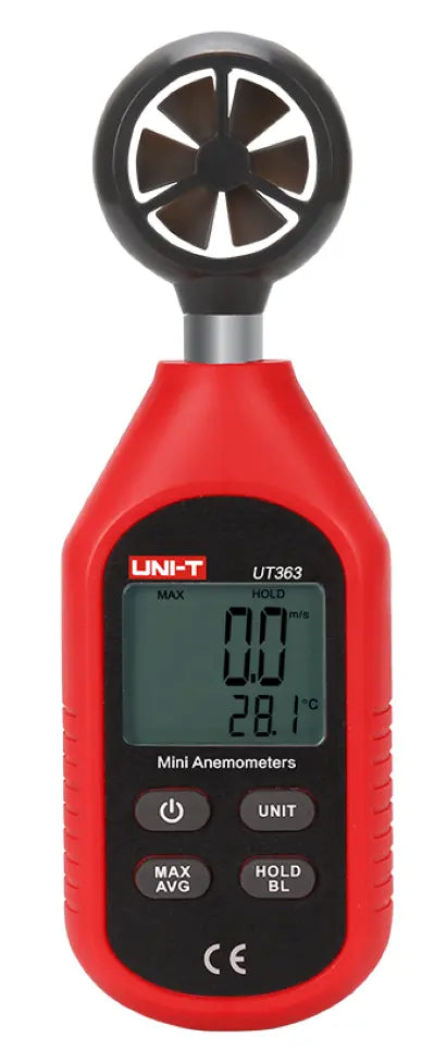 UNI-T UT363 Wind and Temperature Meter: Reliable Measurement of Wind Speed and Temperature UNI-T